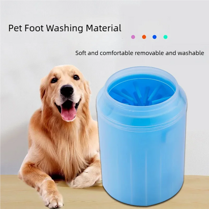 Dog Paw Cleaner Cup Soft Silicone Combs Portable Outdoor Pet Foot Washer Paw Clean Brush Quickly Wash Foot Cleaning Bucket